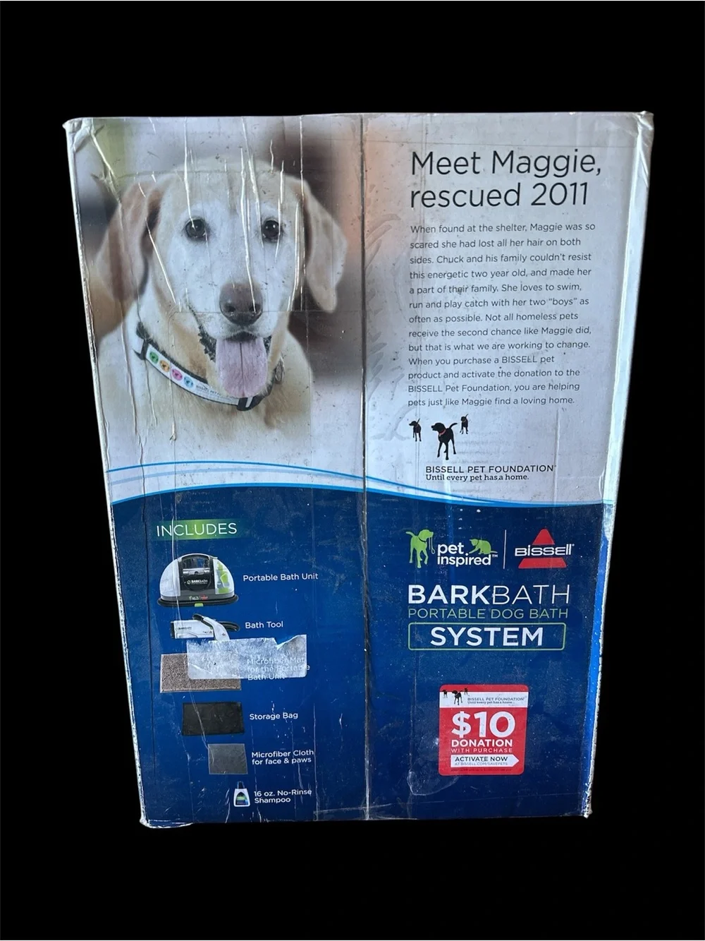Bissell Bark Bath Portable Dog Bath System Cleaning Brush Brand New